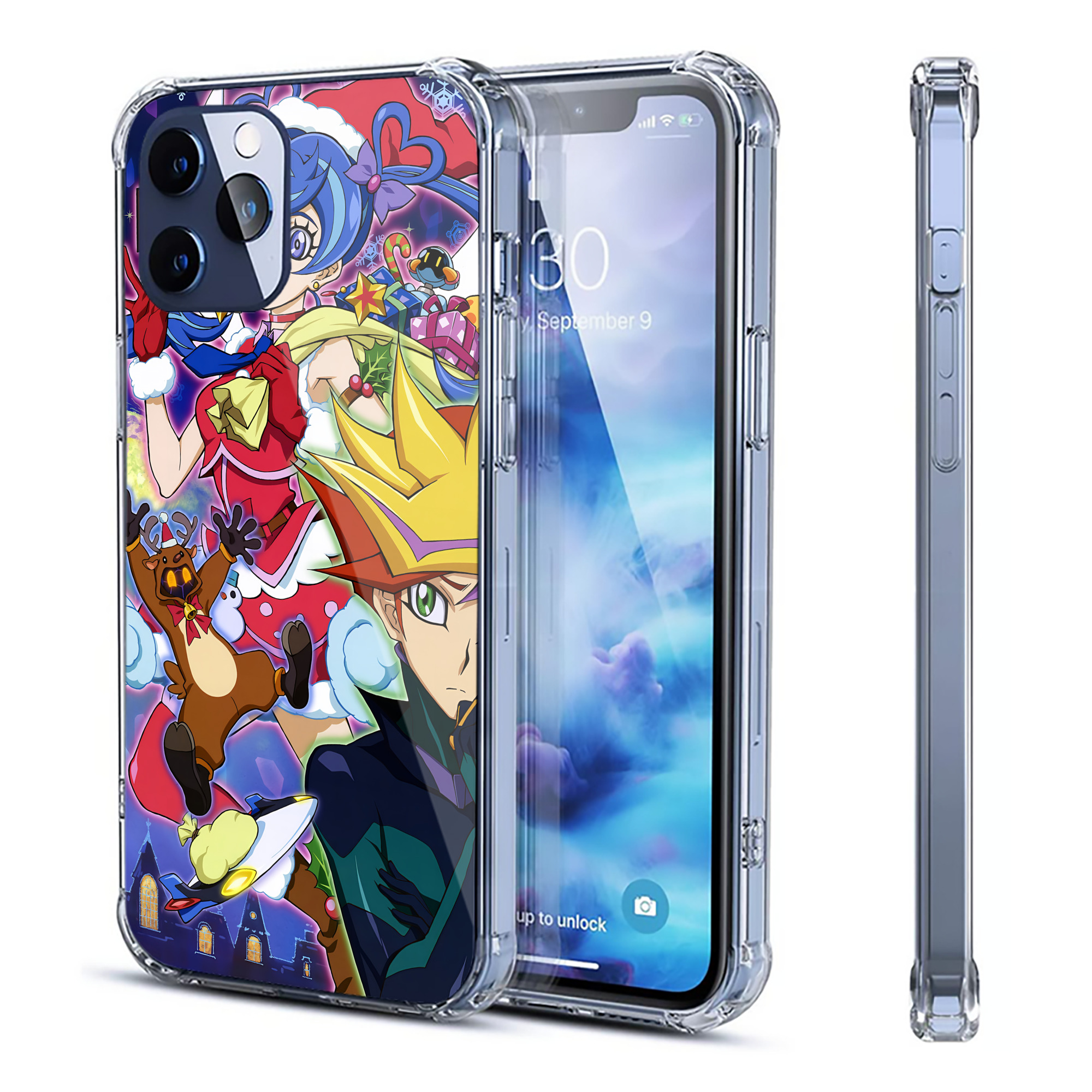（画像用） 遊☆戯☆王 Yu-Gi-Oh! 【iPhone 12シリーズ対応】透明スマホケース（クリアソフトケース）